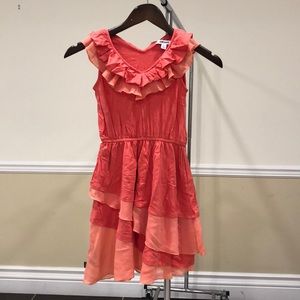 DKNY Girls Ruffle Dress